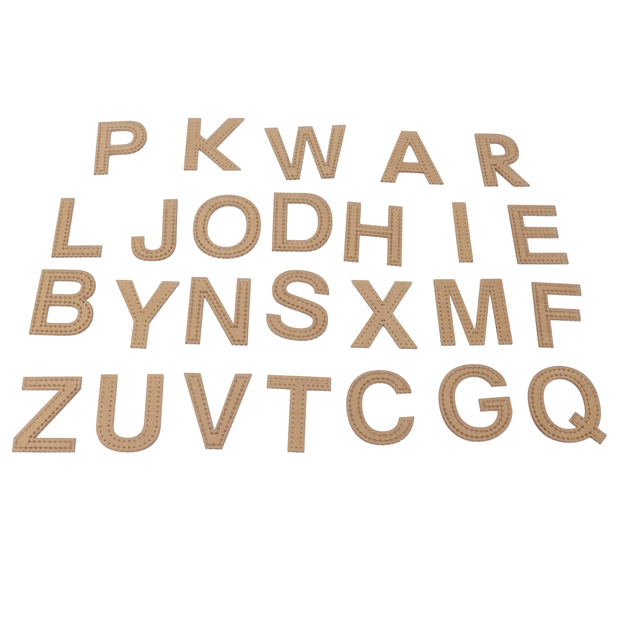 DIY Craft Letter Shape Acrylic Keychain Template – CRAZE