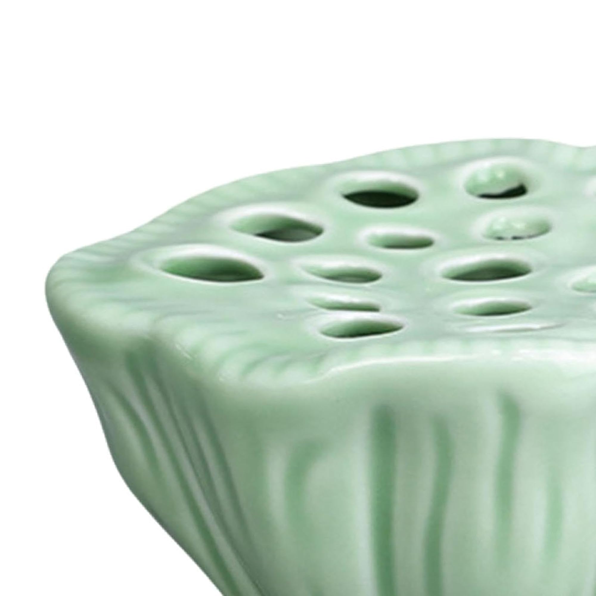 Lotus Flower Arrangement Floral Stem Holder, Dark Green – CRAZE