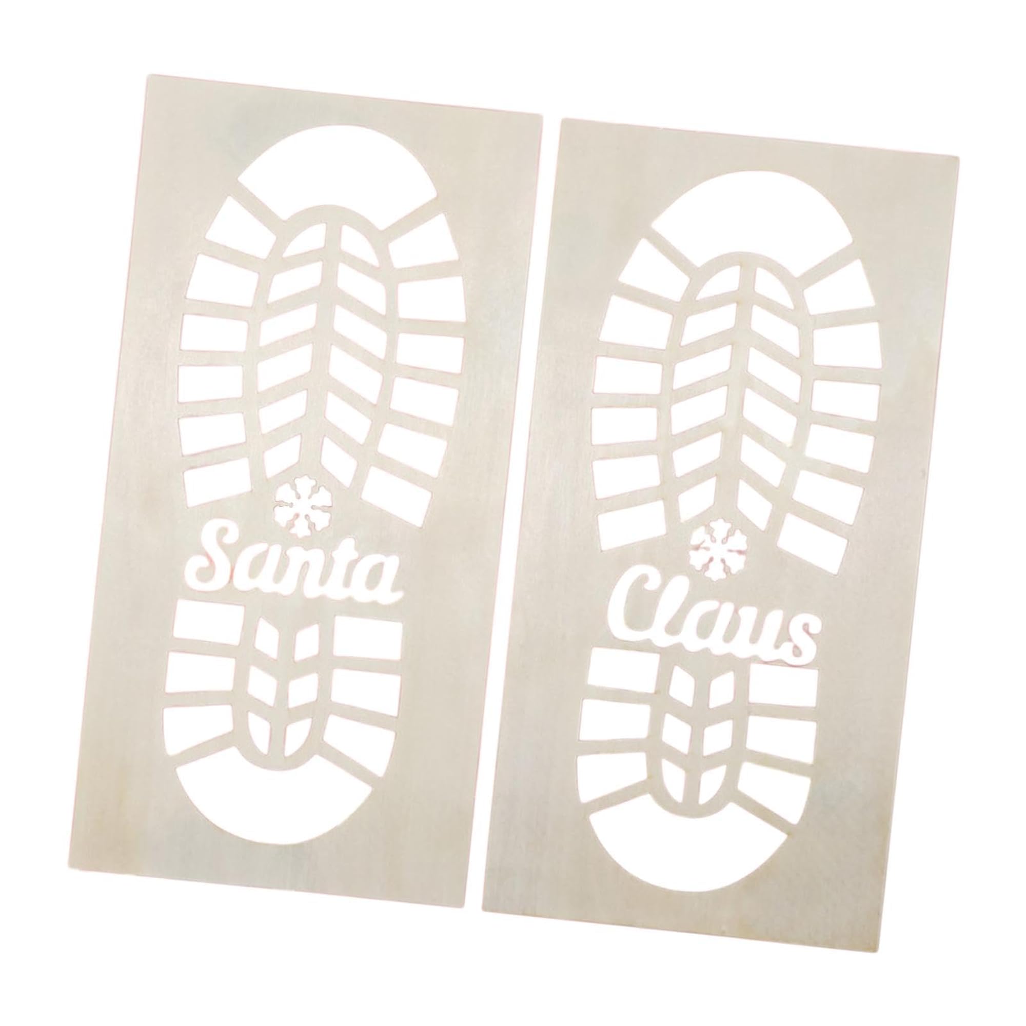 Christmas Santa Footprint Stencil Reusable Painting Template – CRAZE