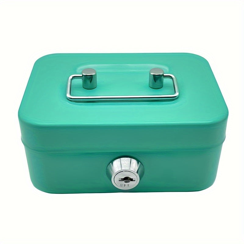 Cash Box With Money Tray And Key Lock Money Organizer