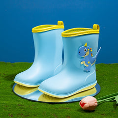 Unisex Dinosaur Pattern Rain Boots for Kids