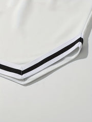 Men's Streetwear Shorts Grimace Graphic Drawstring Stretchy Short Pants