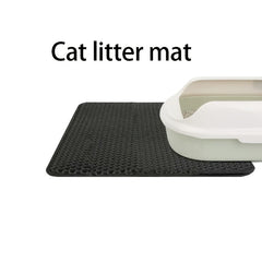 2-Layer Cat Litter Mat Waterproof Leak Proof Indoor Toilet Mat