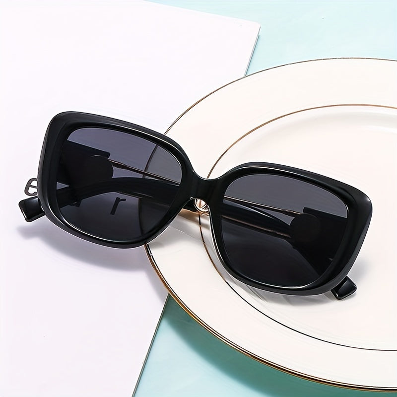 Square Gradient Lens Sunglasses Y2K Jelly Frame Glasses UV400