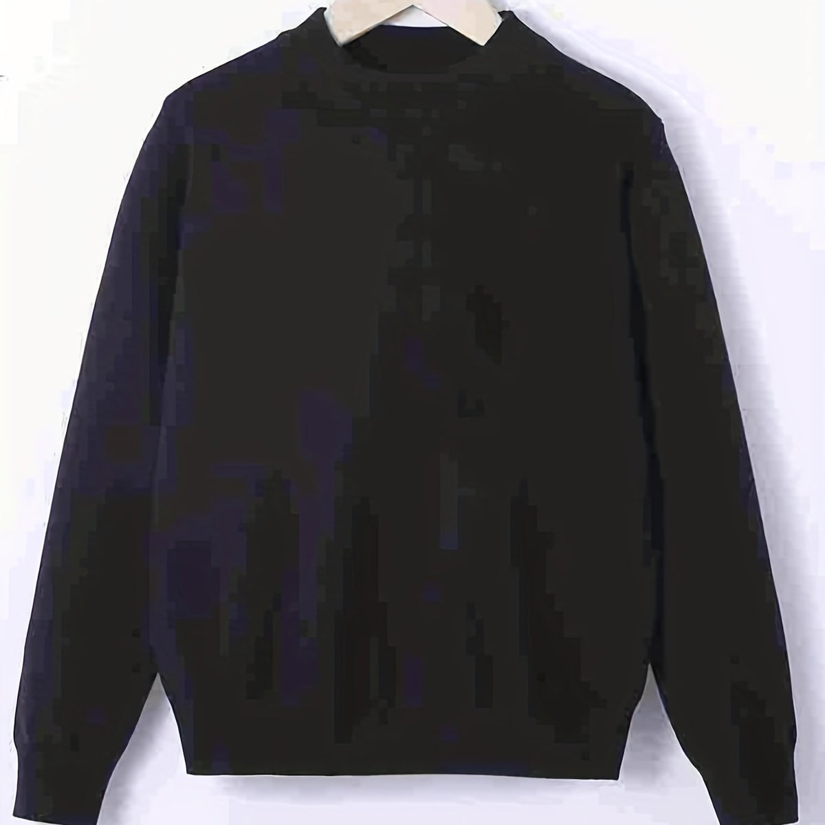 Men's Casual Knitted Sweater Crew Neck Pullover for Fall Winter