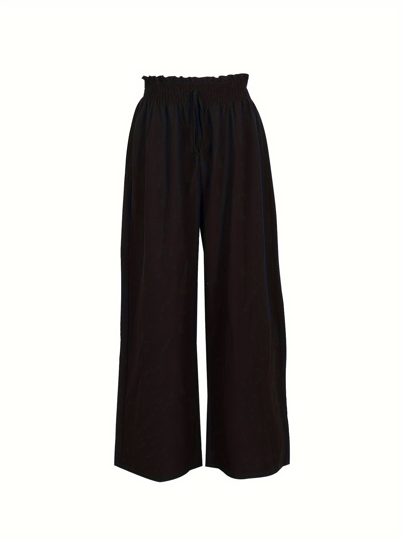  High Rise Wide Leg Trousers