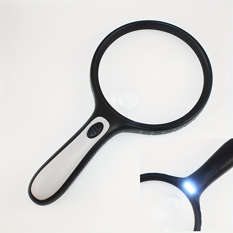 30X 60X Handheld Magnifying Glass With LED Lighting