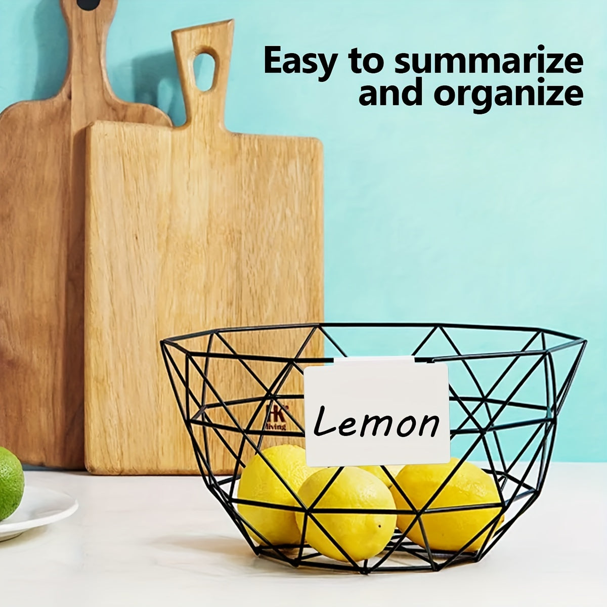 10pcs Plastic Clip on Baskets & Bin Labels for Office Organization