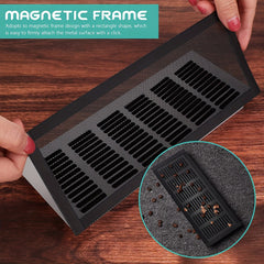 5pcs Sticky Vent Mesh Covers for Home Floor Wall Ceiling Air Vent Filters