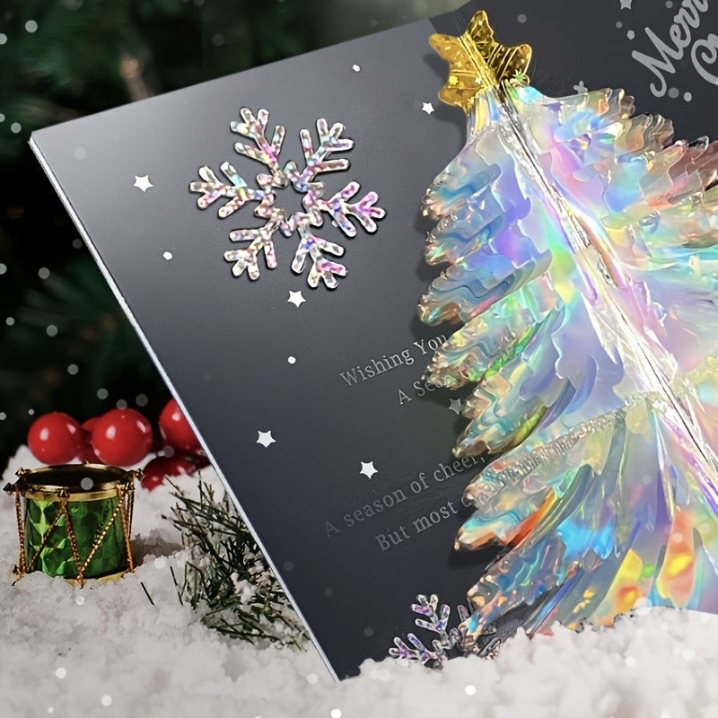 3D Christmas Greeting Card Creative Gift Tree Card