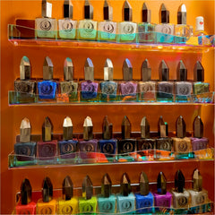 Iridescent Nail Polish Wall Organizer Display Rack