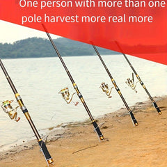 1pc Fiber Glass Fishing Rod Durable Sea Fishing Pole Long range Casting