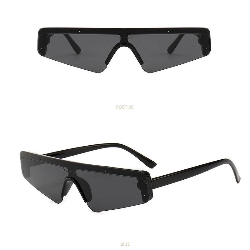 Y2K Semi Rimless Sunglasses UV400