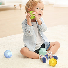Soft Silicone Baby Grabbing Balls Set