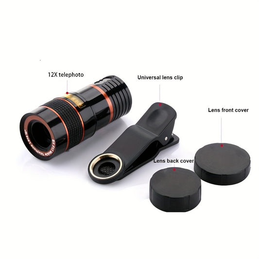 12x Long Focus Mobile Phone Lens HD Camera Telescope Zoom Lens