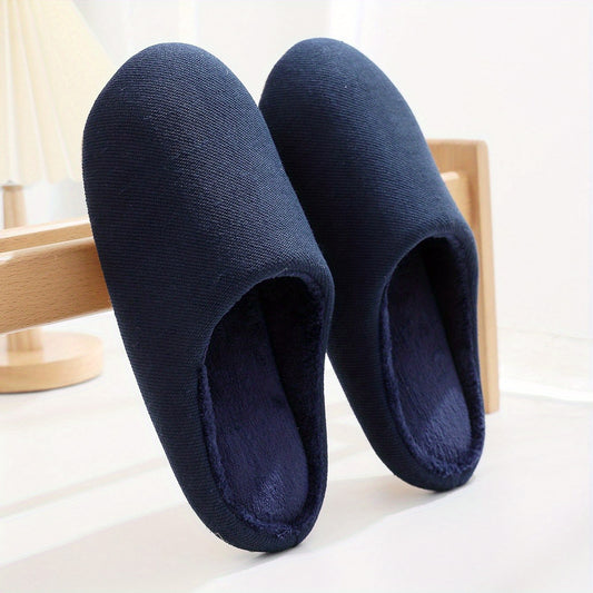 Soft Plush Cozy House Slippers for Men Winter Shoes