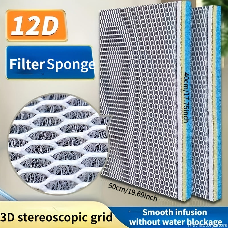 Bio Sponge Filter Aquarium Media 12 Layer No Glue High Density