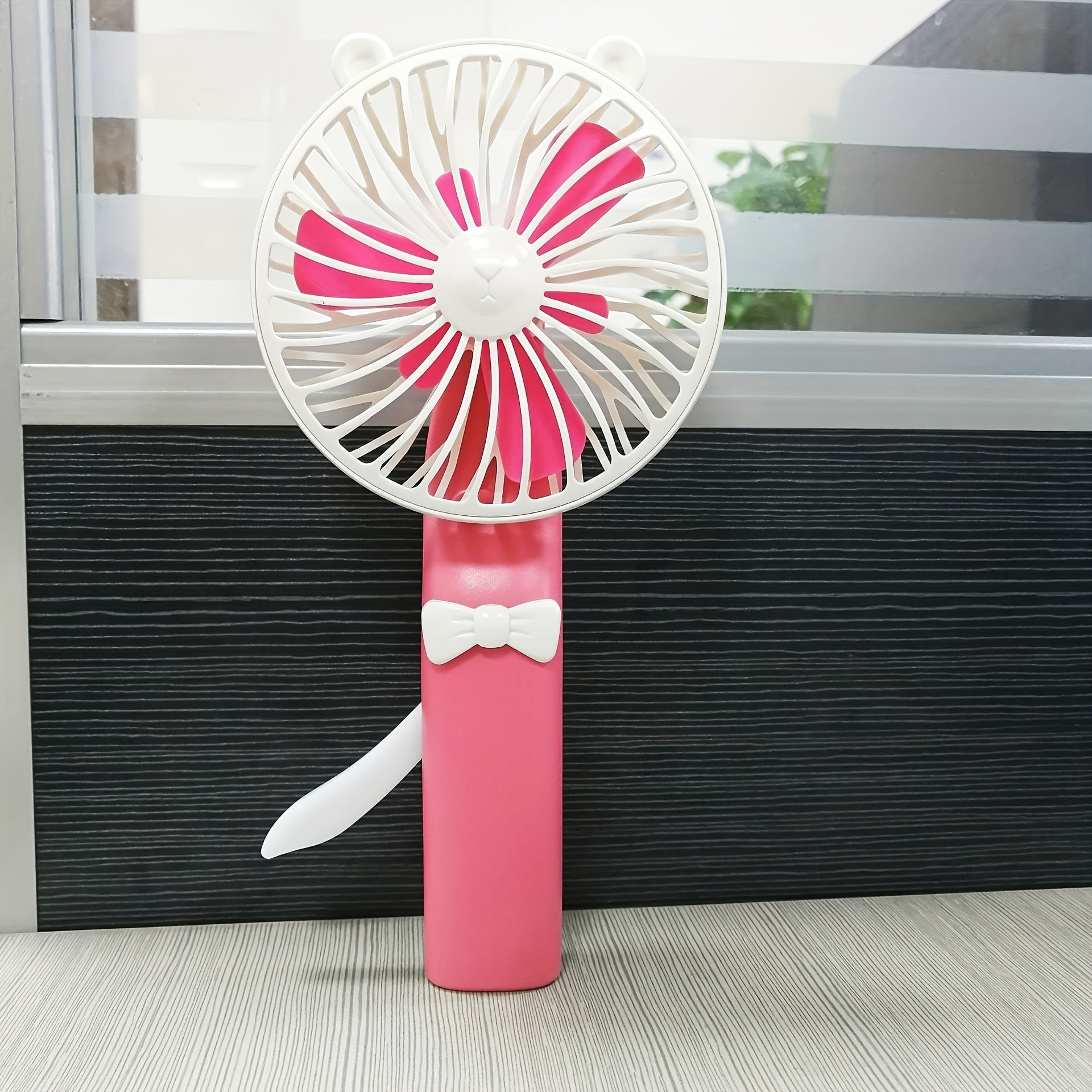 Mini Handheld Fan Manual Plastic Portable Pocket Fan