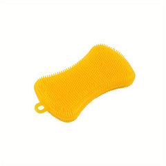 1PC Reusable Silicone Sponge Dish Washing Scrubber Non Stick Kitchen Sponges