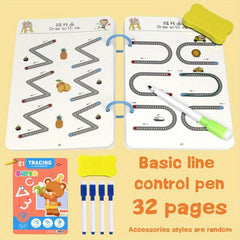 32 Pages Writing & Drawing Set with Erasable Pen - Back to School Supplies