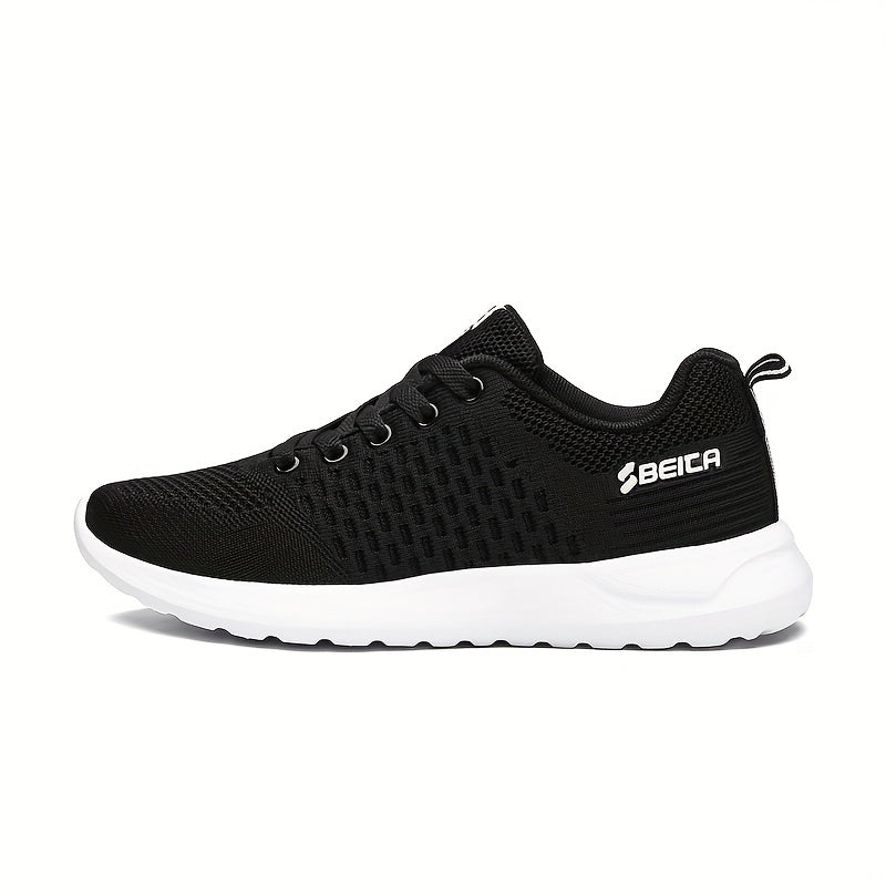Women's Athletic Running Shoes Lace Up Breathable Mesh Sneakers