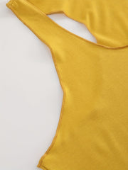 Women's Letter Graphic Tank Top Crew Neck Casual Summer Top