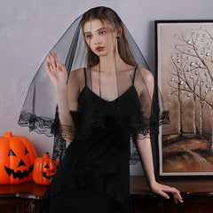 Delicate Lace Veil Headpiece for Weddings & Special Occasions