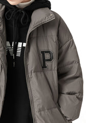 Long Puffer Jacket Women Winter Standing Collar Warm Outdoor Clothing