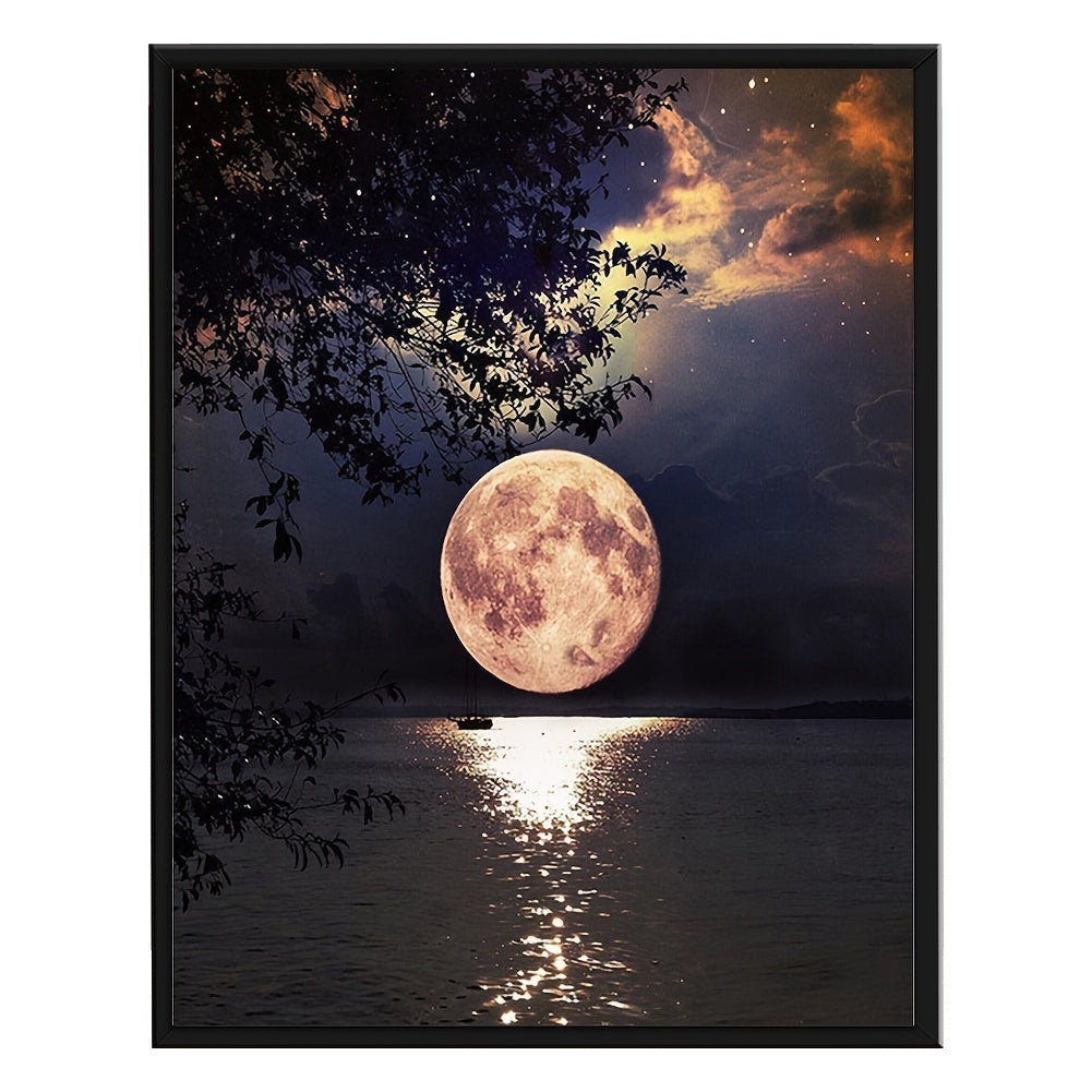 Moon Lake Cross Stitch Kit Wall Artwork