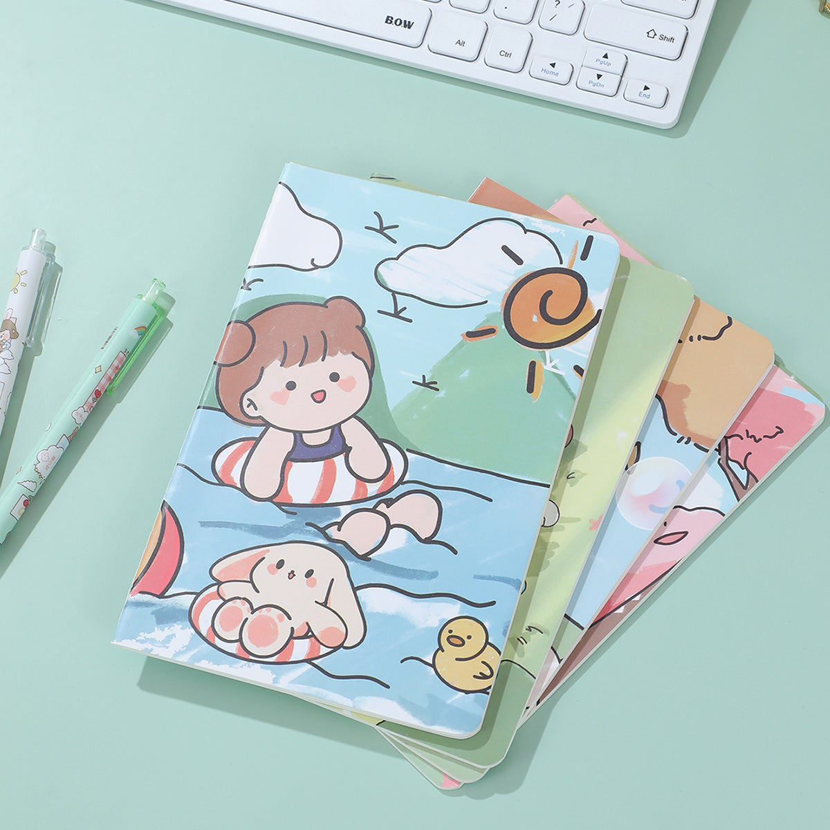 Cute Cartoon Girl Notebook