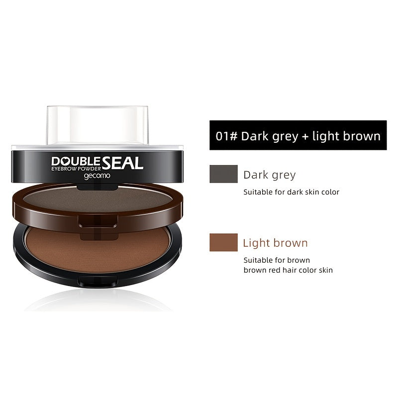 Lazy Stamp Eyebrow Powder Long-lasting Waterproof Colorfast Natural Smudge Proof