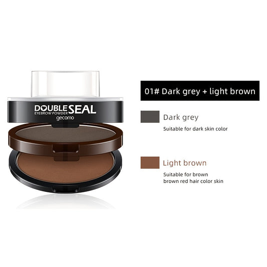 Lazy Stamp Eyebrow Powder Long-lasting Waterproof Colorfast Natural Smudge Proof