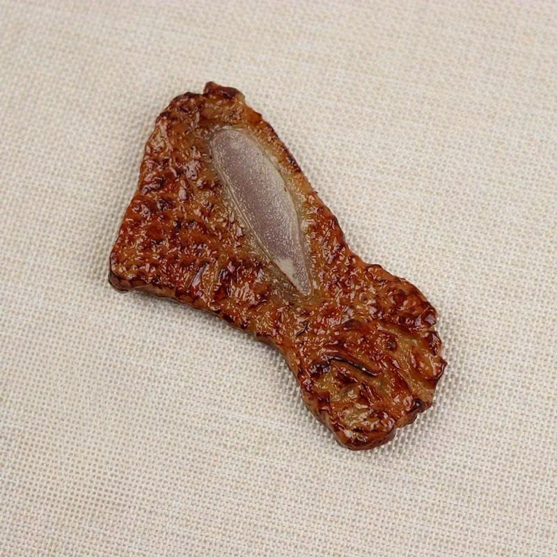Realistic Steak Beef & Cow Bone Playset for Home Kitchen Display