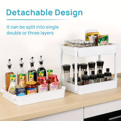 Clamp Seam Shelf Kitchen Seasoning Refrigerator Gap Organizer