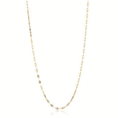 Stainless Steel 18K Plated Chain Necklace For Women Jewelry