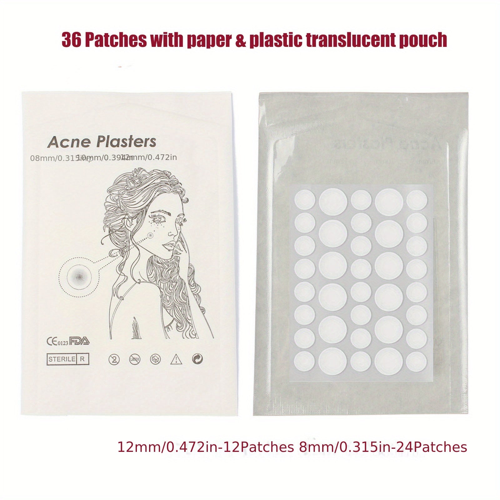 Invisible Blemish Patches Acne Dots Hydrocolloid Spot Patches