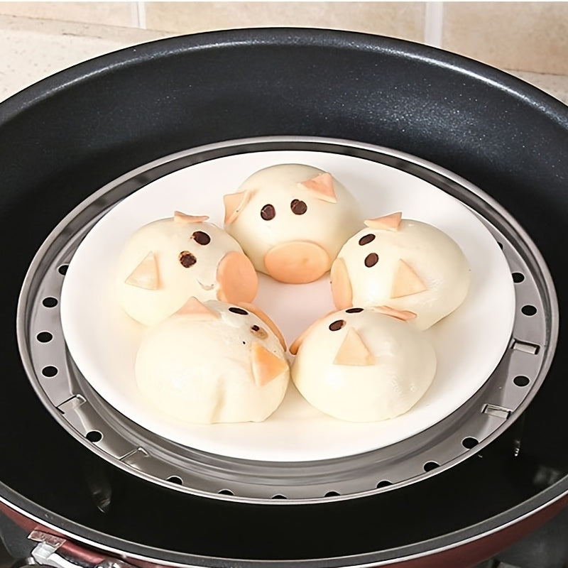 Stainless Steel Steaming Rack Stand for Canning Pressure Cooking Toasting