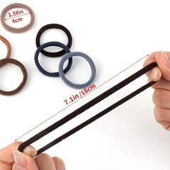 50pcs Solid Hairbands Elastic Hairbands Hair Accessories Bulk Hair Ties