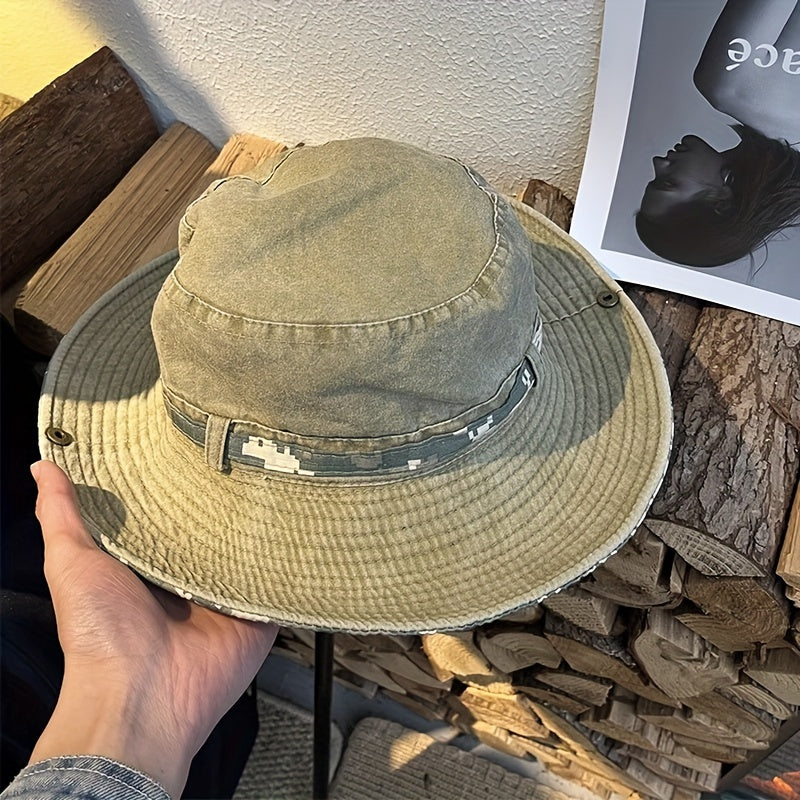Outdoor Fishermans Hat Cowboy Style with Shade for Fishing
