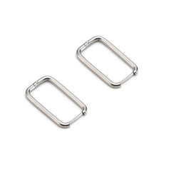Rectangle Hoop Earrings 14K Plated Stainless Steel Women Earrings