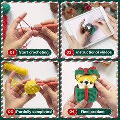Crochet Kit For Beginners - Birthday Keychain