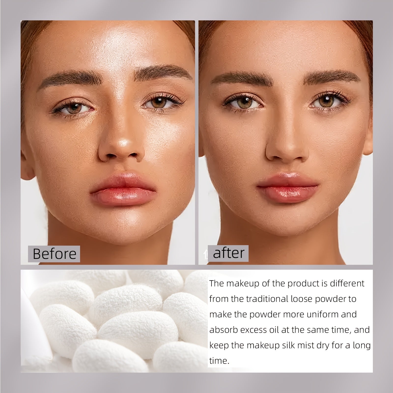 Bronzer Powder with Powder Puff - Fresh & Dry Makeup - Natural Skin Tone