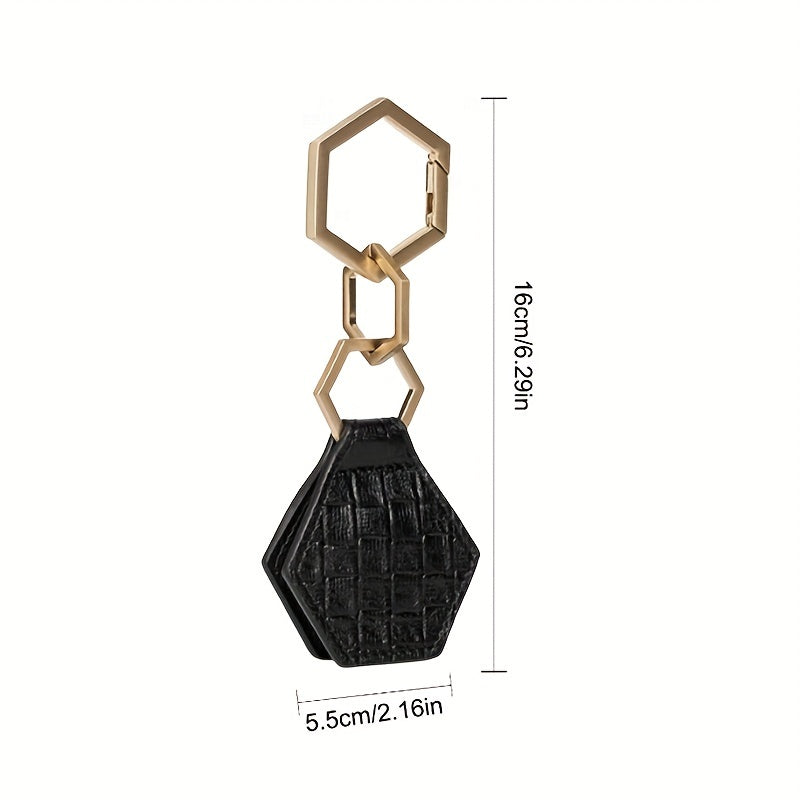Triangle Buckle Magnetic Cap Clip Leather Handbag Magnetic Cap Clip