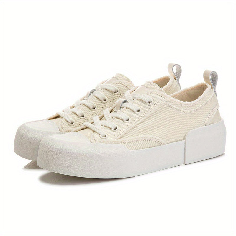 Women's Non Slip Canvas Shoes Breathable Low Top Flat Shoes