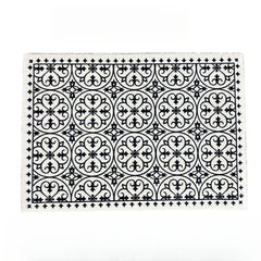 Mini Dollhouse Mat Whimsical Forest & Mushroom, Mixed Colors, Durable Polyamide