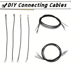 5pcs 0.8mm 2 Pin Connecting Cable for LED Light Kit DIY Blocks Model