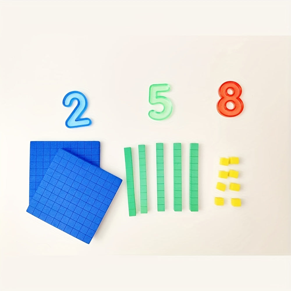 130 Pcs Foam Base Ten Blocks Math Manipulatives K 3 Counting Math Halloween
