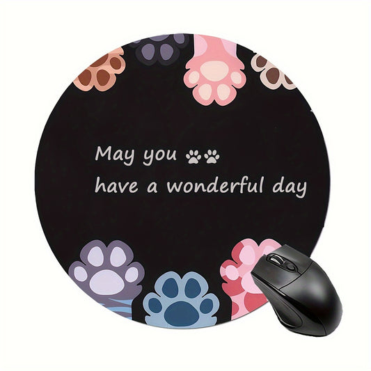 20x20cm Waterproof E-sport Mouse Pad Non-slip Rubber for PC Office Work