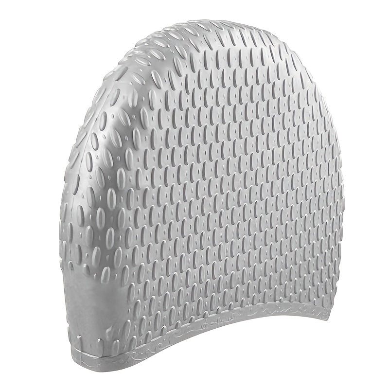 Silicone Swimming Cap for Long Hair Adults