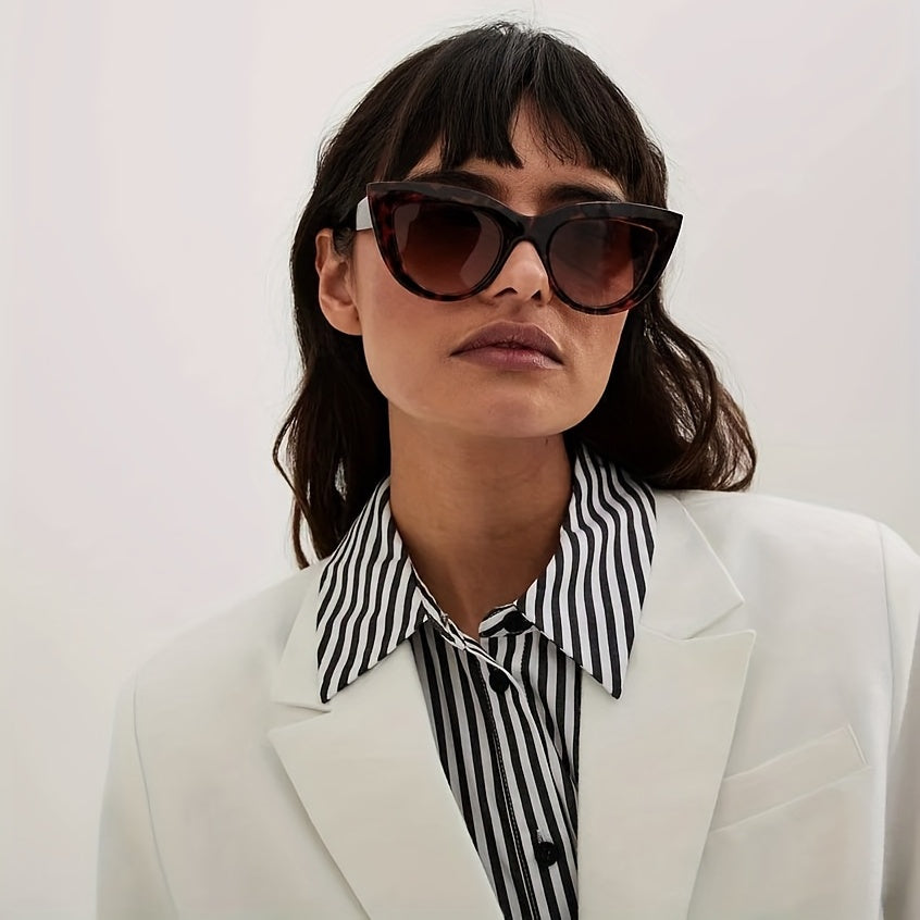 Cat Eye Sunglasses Casual Gradient Lens UV400